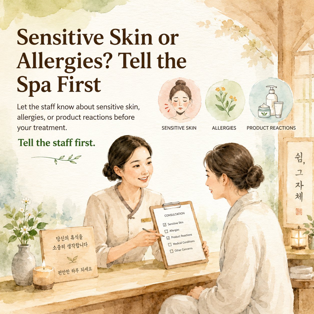 Skincare products lined up on a clean spa shelf
